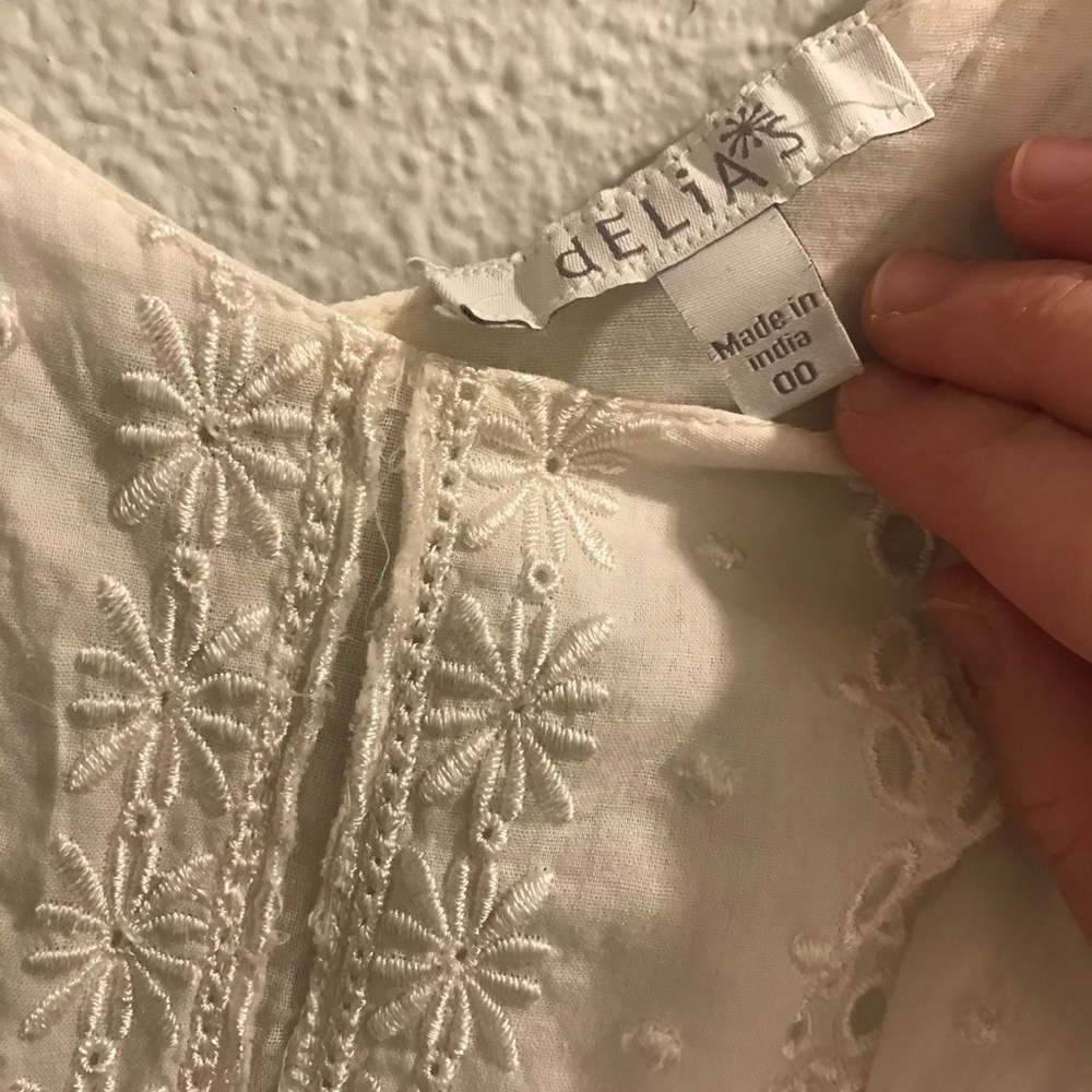 Delias 00 White Lace Dress